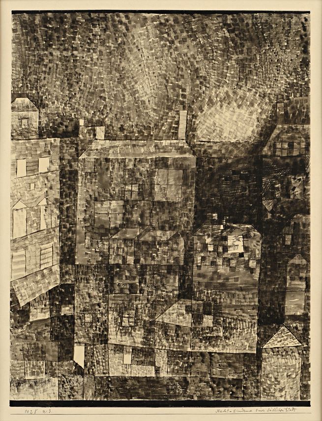Paul Klee - Nacht-Eindruck einer südlichen Stadt (Night Impression of a Southern Town) | MasterArt